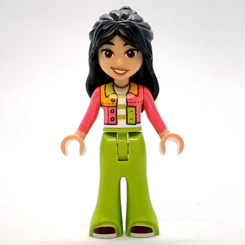 fig-014639 – Liann - Lime and Coral Shirt, Lime Pants