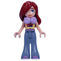 fig-014642 – Paisley - Bright Light Yellow Top, Sand Blue Pants, Medium Lavender Headphones