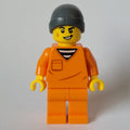 fig-014685 – Criminal, Orange Suit, Dark Bluish Grey Beanie