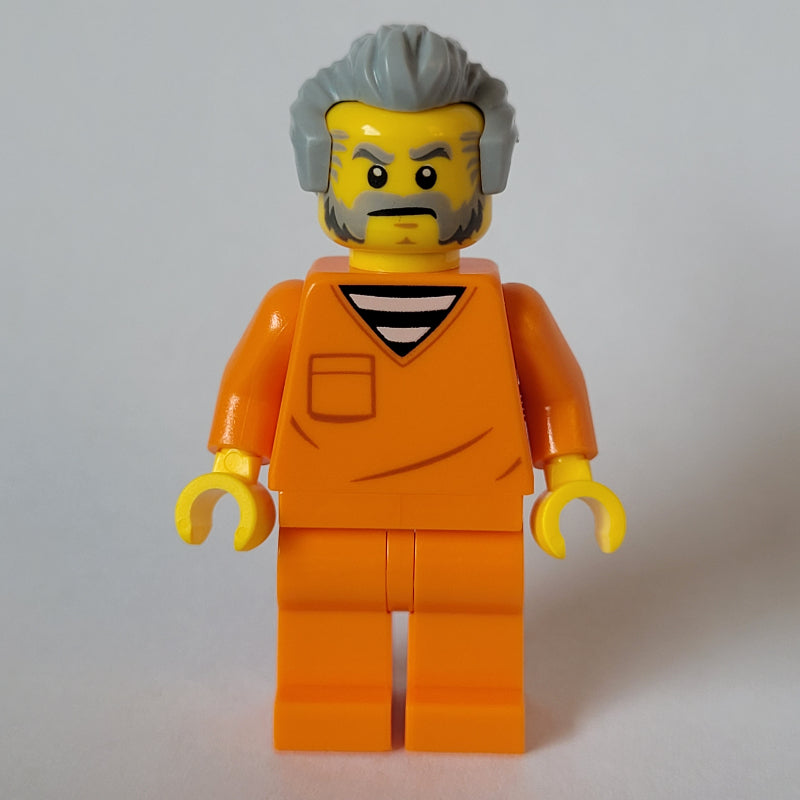 fig-014687 – Criminal, Orange Suit, Light Bluish Grey Hair