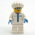 fig-014693 – Forensic Detective, White LAb Suit, White Cap