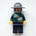 fig-014709 – Dragon Knight, Dark Green, Wide Brim Helmet, Moustache and Stubble (Pearl Titanium)