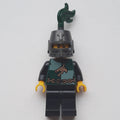 fig-014710 – Dragon Knight, Dark Green, Helmet with Dark Green Plume, Moustache and Stubble (Pearl Titanium)