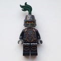 fig-014714 – Dragon Knight, Dark Green, Pearl Titanium Helmet with Dark Green Plume