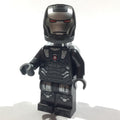 fig-014730 – War Machine, Trans-Clear Neck Bracket, Dark Bluish Gray Hands