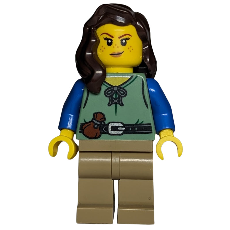 fig-014809 – Shieldsmith, Sand Green Torso, Dark Tan Legs