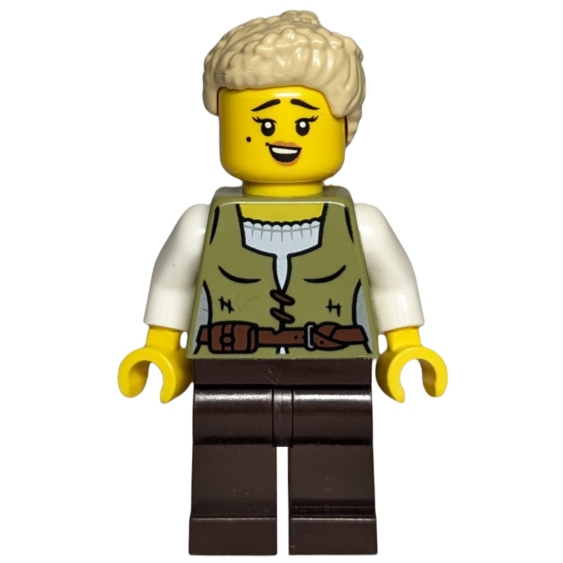 fig-014812 – Carpenter, Olive Green Torso, Dark Brown Legs