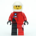 fig-014816 – Race Driver - Red Racing Suit, White Helmet