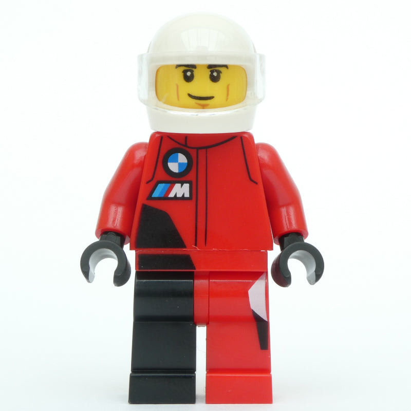 fig-014816 – Race Driver - Red Racing Suit, White Helmet