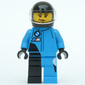 fig-014817 – Race Driver - Dark Azure Racing Suit, Black Helmet