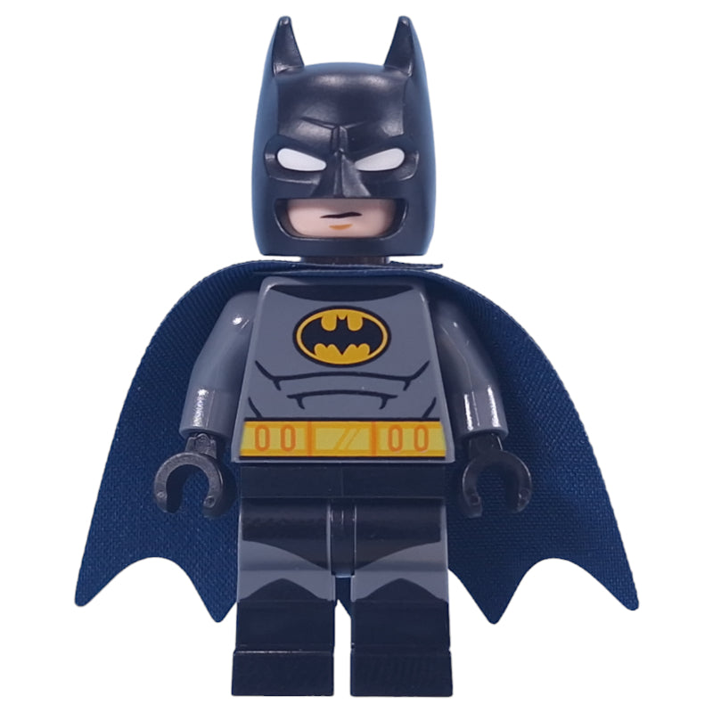 fig-014857 – Batman, Dark Bluish Grey Suit, Black / Dark Blue Cape, Black Cowl