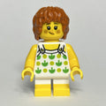 fig-015008 – Kid, White Torso, White Legs with Yellow Feet, Dark Orange Hair