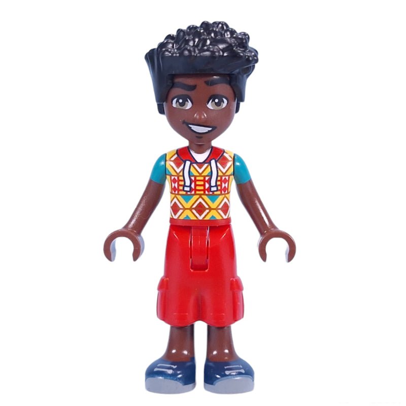 fig-015012 – Zac - White/Red Shirt, Red Pants