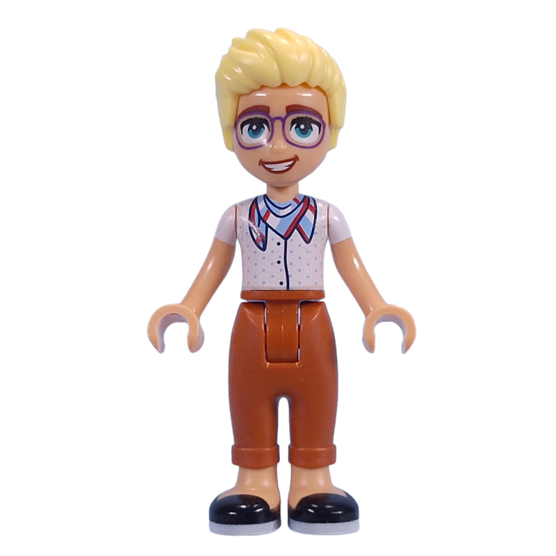 fig-015013 – Olly - White Top, Dark Orange Legs