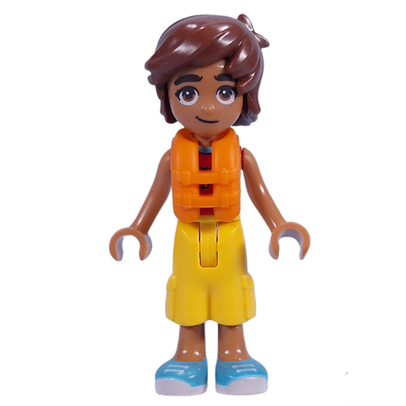 fig-015022 – Leo - Red Shirt, Yellow Pants, Life Vest