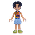 fig-015028 – Niko - Bright Light Orange Shirt, Bright Light Blue Shorts