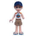 fig-015029 – Autumn - Adventure Camp, Dark Tan Shorts, Dark Blue Cap