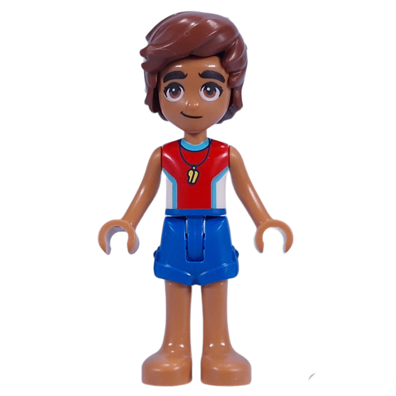 fig-015031 – Leo - Red Shirt, Blue Shorts