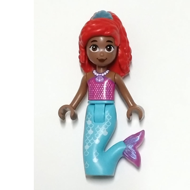 fig-015045 – Ariel - Mermaid Form, Live Action Movie Minidoll, Red Hair