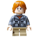 fig-015111 – Ron Weasley, Dark Bluish Gray Plaid Jacket with Zipper, Short Legs