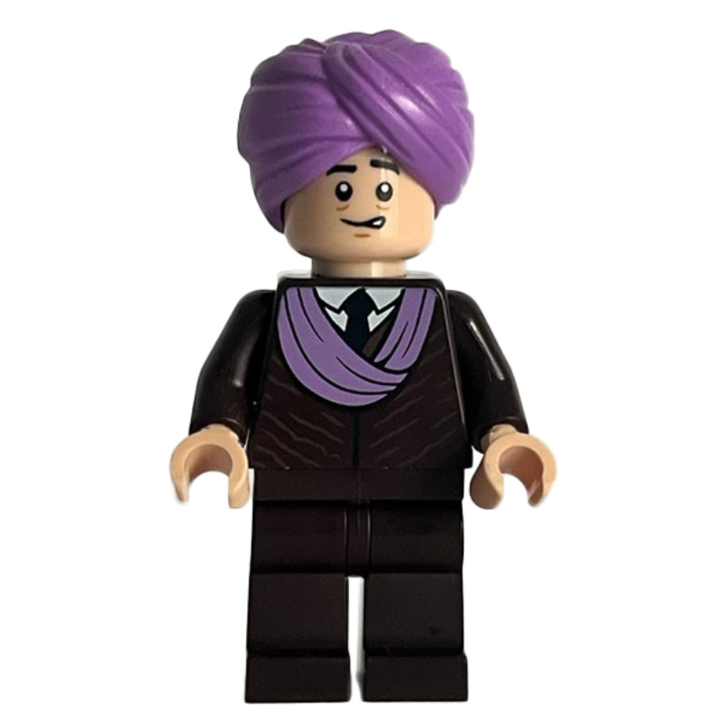 fig-015116 – Professor Quirinus Quirrell (Voldemort), Medium Lavendar Turban, Dark Brown Suit