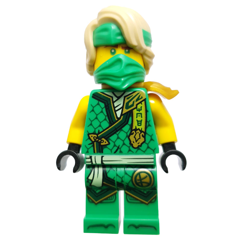 fig-015155 – Lloyd, Bright Green Robes, Hair, Shoulder Guard