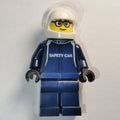 fig-015190 – Race Driver - Dark Blue Suit, Aston Martin, White Helmet
