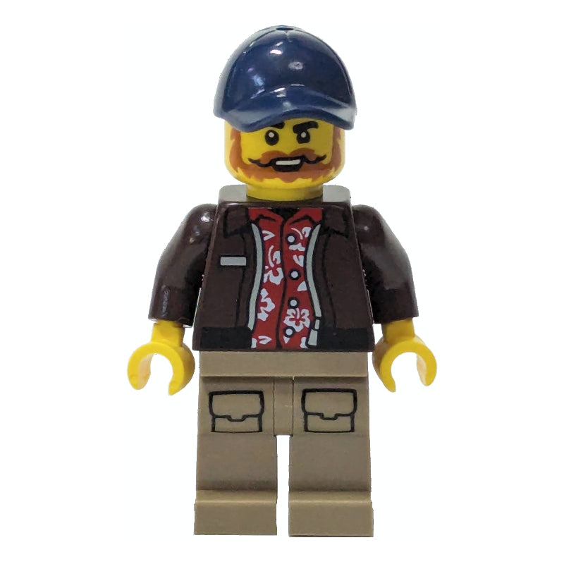 fig-015201 – Captain Nautilus, Dark Brown Jacket, Dark Tan Legs, Dark Blue Cap