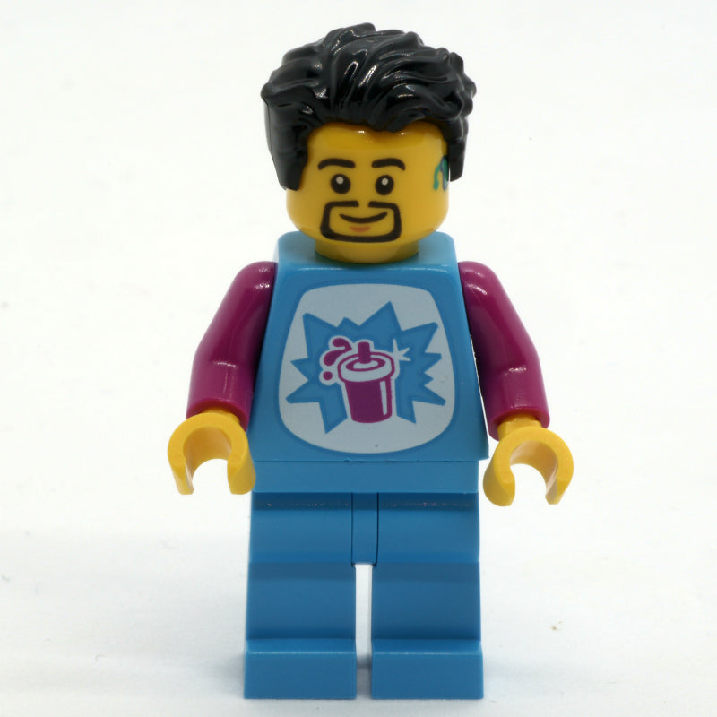 fig-015207 – Man, Dark Azure Trancksuit, Black Hair and Goatee