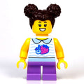 fig-015247 – Kid, White Torso, Medium Lavender Legs, Dark Brown Hair