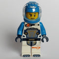 fig-015267 – Astronaut, White and Dark Blue Spacesuit, Dark Azure Helmet