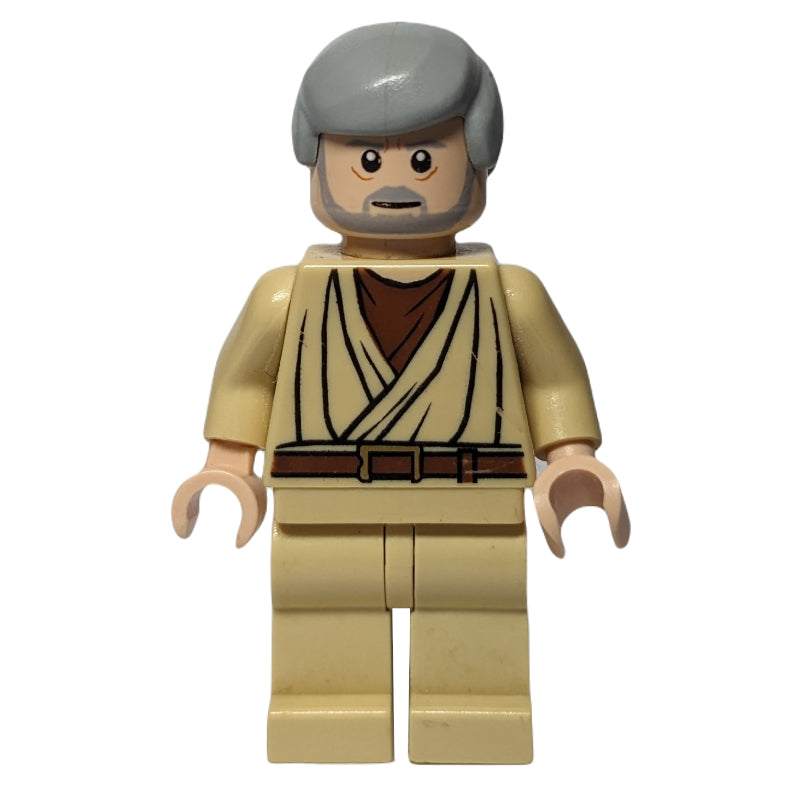 fig-015289 – Obi-Wan Kenobi, Old, Tan Robes, Hair, White Pupils, Gray Beard, 3626cpr0638