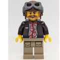 fig-015291 – Aviator, Captain Nautilus, Dark Brown Torso, Dark Tan Legs, Reddish Brown Hat with Goggles