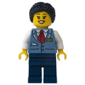 fig-015350 – Train Driver, Sand Blue Vest, Dark Blue Legs