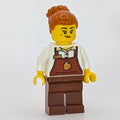 fig-015351 – Barista, Reddish Brown Apron, Dark Orange Hair