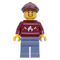 fig-015469 – Dark Red Sweater, Sand Blue Legs, Reddish Brown Cap