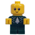 fig-015473 – Baby, Dark Green Body, Christmas Sweater