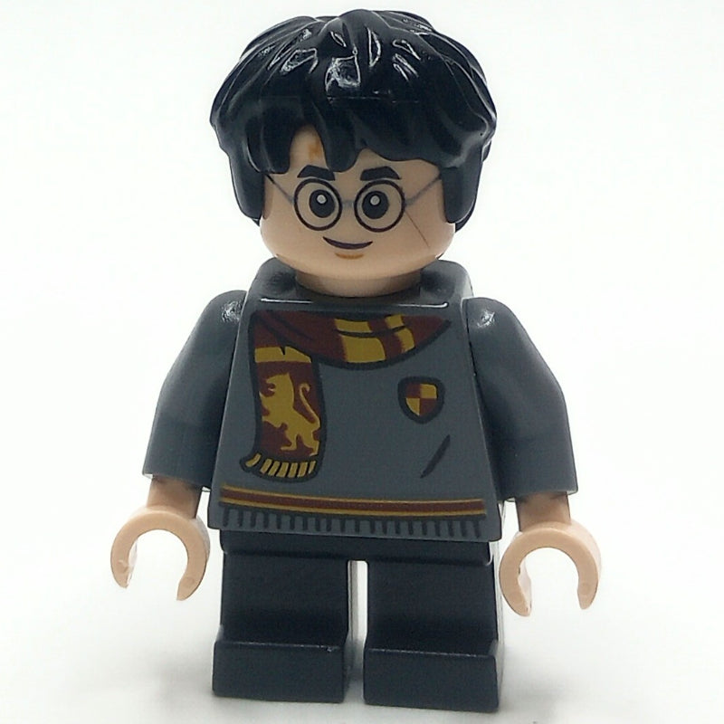 fig-015488 – Harry Potter, Short Legs, Dark Bluish Grey Sweater, Scarf