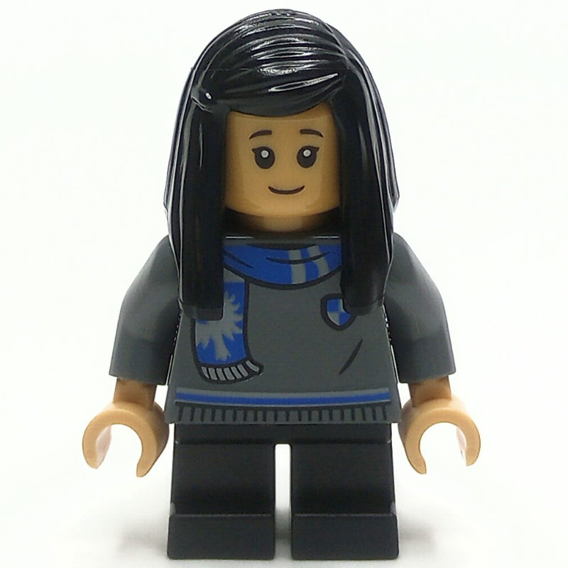 fig-015491 – Cho Chang, Short Legs, Dark Bluish Grey Sweater, Scarf