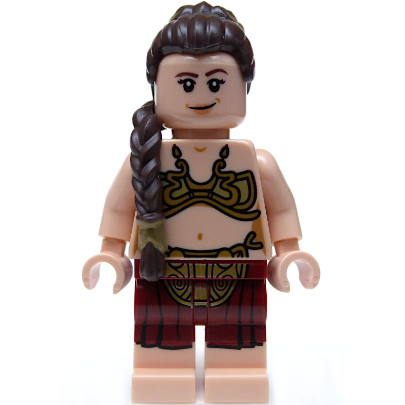 fig-015579 – Princess Leia, Slave Outfit, Long Dark Brown Hair