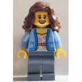 fig-015637 – Passenger, Bright Light Blue Torso, Sand Blue Legs, Reddish Brown Hair