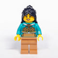 fig-015693 – Dark Turquoise Torso, Medium Nougat Legs, Black Hair