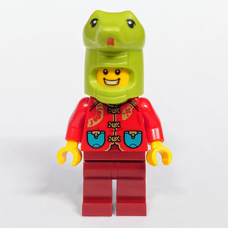 fig-015695 – Snake Costume, Red Torso, Dark Red Legs