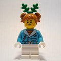fig-015697 – Girl, Medium Azure Jacket, Short White Legs, Dark Orange Hair