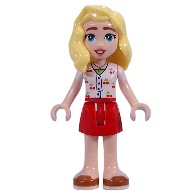 fig-015748 – Matilde, White Shirt, Red Skirt