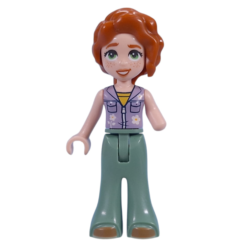 fig-015757 – Autumn - Lavender Top, Sand Green Pants