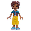 fig-015758 – Leo - Dark Turquoise Jacket, Yellow Shorts