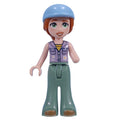 fig-015764 – Autumn - Lavender Top, Sand Green Pants, Helmet