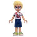 fig-015766 – Olly - White Top, Dark Blue Shorts