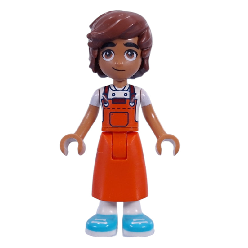 fig-015772 – Leo - Reddish Orange Apron